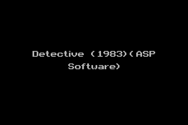 Detective (1983)(ASP Software)
