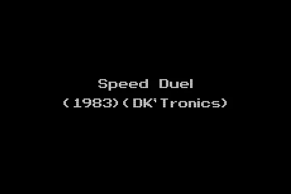 Speed Duel (1983)(DK'Tronics)