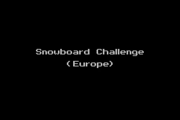 Snowboard Challenge (Europe)