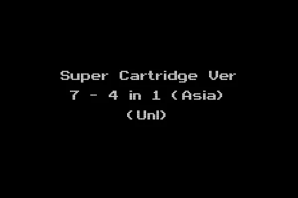Super Cartridge Ver 7 - 4 in 1 (Asia) (Unl)