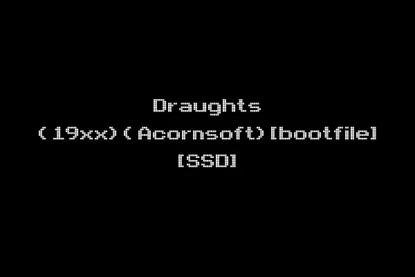 Draughts (19xx)(Acornsoft)[bootfile] [SSD]