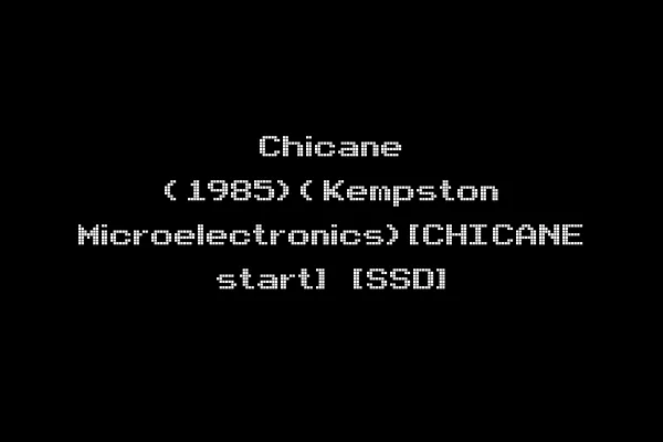 Chicane (1985)(Kempston Microelectronics)[CHICANE start] [SSD]