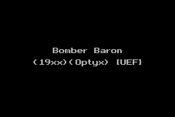 Bomber Baron (19xx)(Optyx) [UEF]