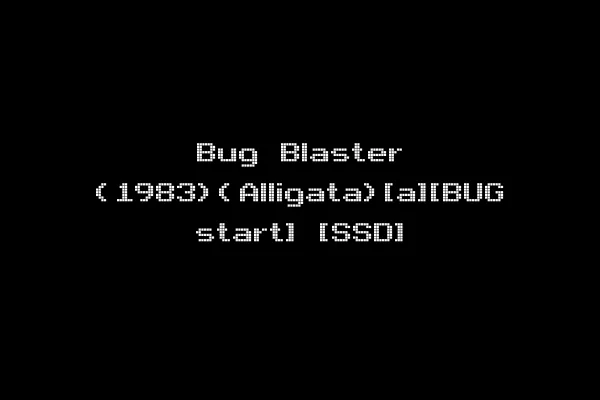 Bug Blaster (1983)(Alligata)[a][BUG start] [SSD]