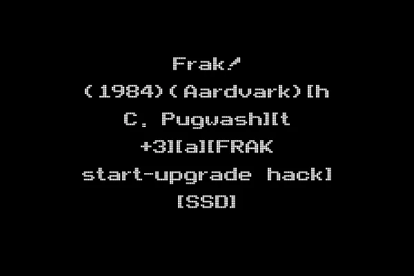 Frak! (1984)(Aardvark)[h C. Pugwash][t +3][a][FRAK start-upgrade hack] [SSD]