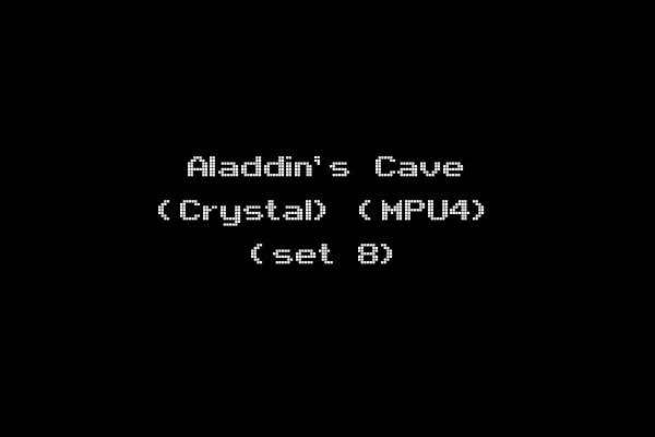 Aladdin's Cave (Crystal) (MPU4) (set 8)