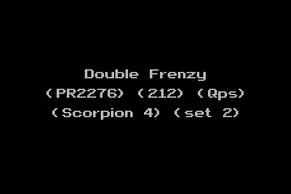 Double Frenzy (PR2276) (212) (Qps) (Scorpion 4) (set 2)