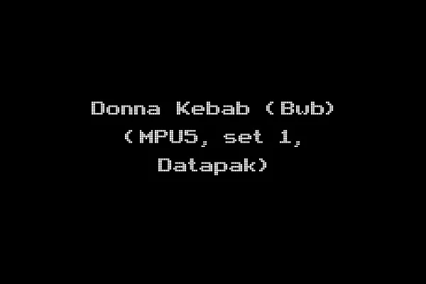 Donna Kebab (Bwb) (MPU5, set 1, Datapak)