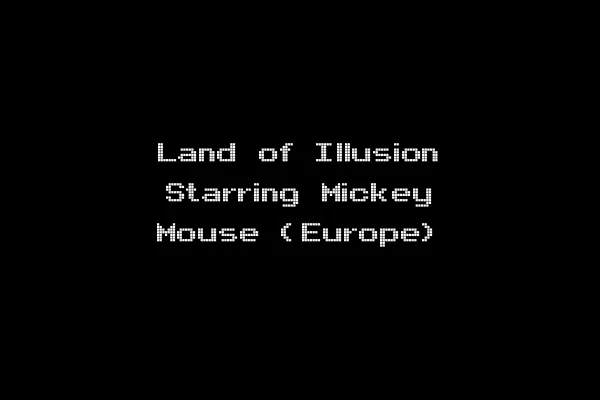 Land of Illusion Starring Mickey Mouse (Europe)