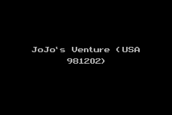 JoJo's Venture (USA 981202)