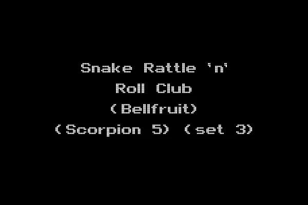Snake Rattle 'n' Roll Club (Bellfruit) (Scorpion 5) (set 3)
