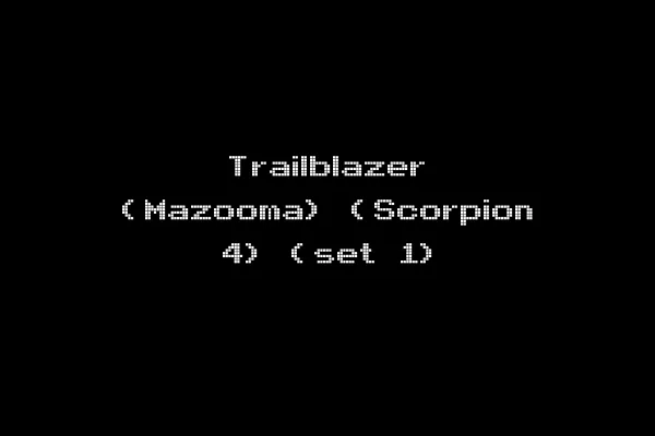 Trailblazer (Mazooma) (Scorpion 4) (set 1)
