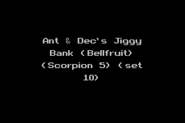 Ant & Dec's Jiggy Bank (Bellfruit) (Scorpion 5) (set 10)