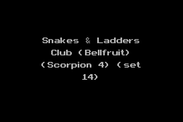 Snakes & Ladders Club (Bellfruit) (Scorpion 4) (set 14)