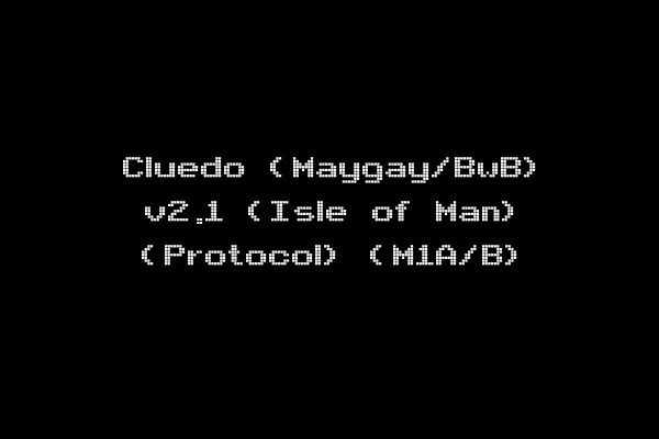 Cluedo (Maygay/BwB) v2.1 (Isle of Man) (Protocol) (M1A/B)