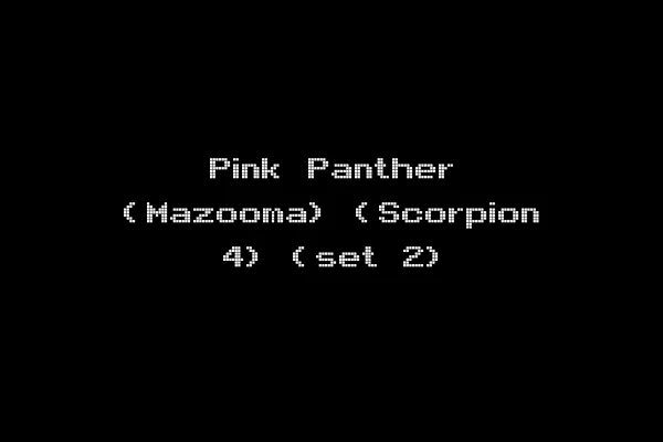 Pink Panther (Mazooma) (Scorpion 4) (set 2)