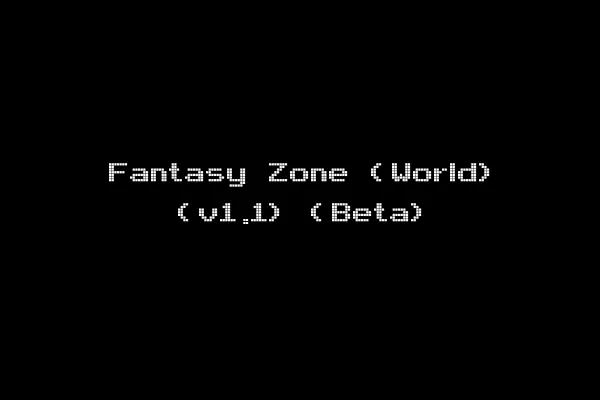 Fantasy Zone (World) (v1.1) (Beta)