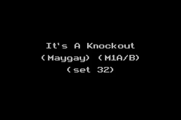 It's A Knockout (Maygay) (M1A/B) (set 32)