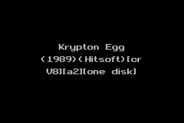 Krypton Egg (1989)(Hitsoft)[cr V8][a2][one disk]