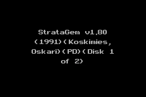 StrataGem v1.80 (1991)(Koskimies, Oskari)(PD)(Disk 1 of 2)