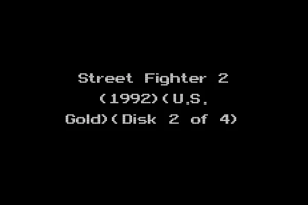 Street Fighter 2 (1992)(U.S. Gold)(Disk 2 of 4)
