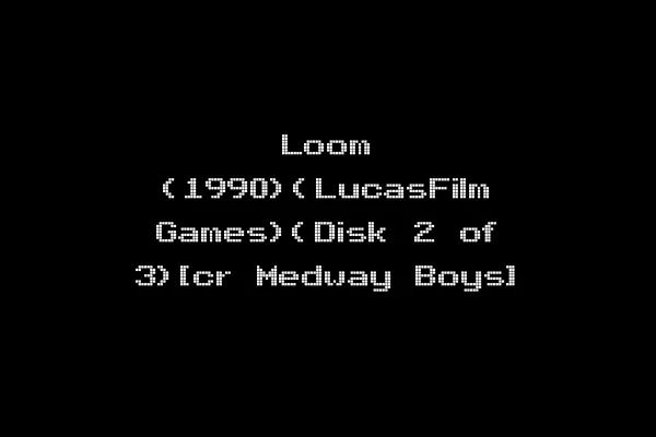 Loom (1990)(LucasFilm Games)(Disk 2 of 3)[cr Medway Boys]