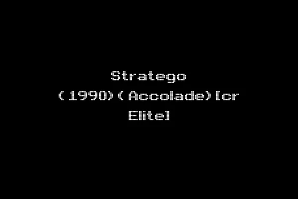 Stratego (1990)(Accolade)[cr Elite]