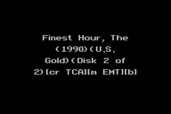 Finest Hour, The (1990)(U.S. Gold)(Disk 2 of 2)[cr TCA][m EMT][b]