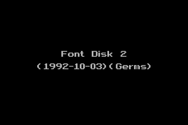 Font Disk 2 (1992-10-03)(Germs)
