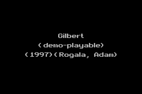 Gilbert (demo-playable) (1997)(Rogala, Adam)