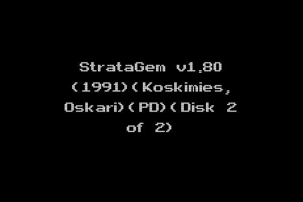 StrataGem v1.80 (1991)(Koskimies, Oskari)(PD)(Disk 2 of 2)