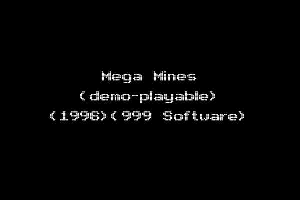 Mega Mines (demo-playable) (1996)(999 Software)