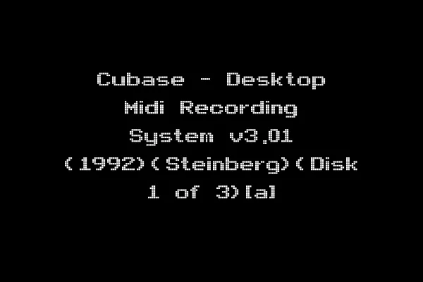 Cubase - Desktop Midi Recording System v3.01 (1992)(Steinberg)(Disk 1 of 3)[a]