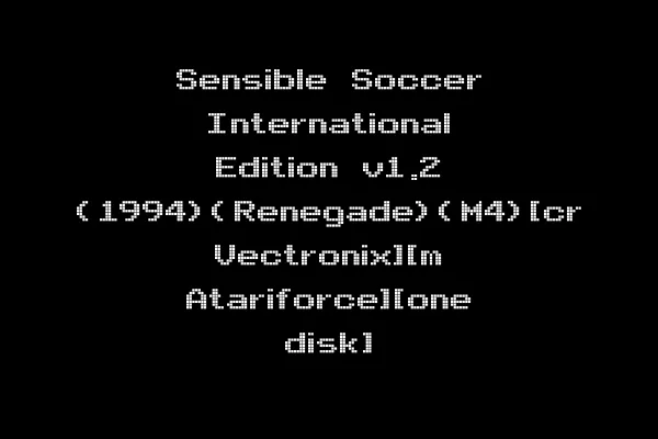 Sensible Soccer International Edition v1.2 (1994)(Renegade)(M4)[cr Vectronix][m Atariforce][one disk]