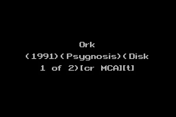 Ork (1991)(Psygnosis)(Disk 1 of 2)[cr MCA][t]