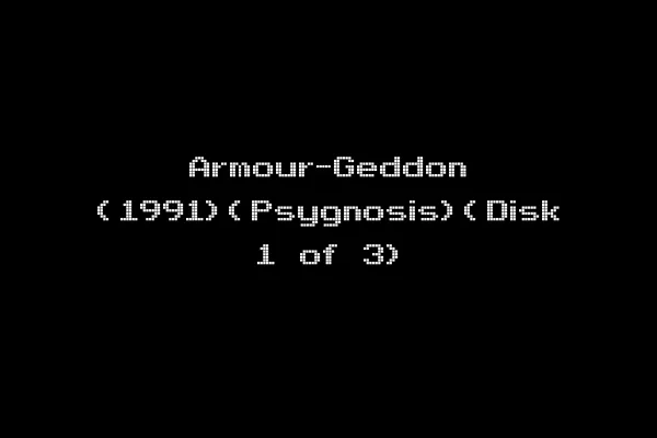 Armour-Geddon (1991)(Psygnosis)(Disk 1 of 3)