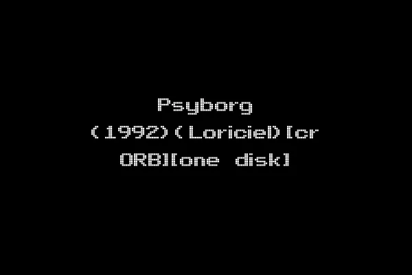 Psyborg (1992)(Loriciel)[cr ORB][one disk]
