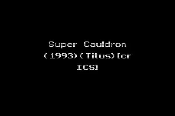 Super Cauldron (1993)(Titus)[cr ICS]
