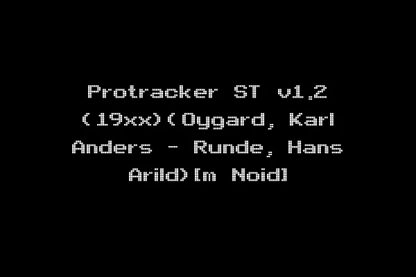 Protracker ST v1.2 (19xx)(Oygard, Karl Anders - Runde, Hans Arild)[m Noid]
