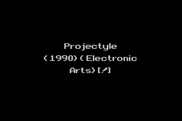 Projectyle (1990)(Electronic Arts)[!]