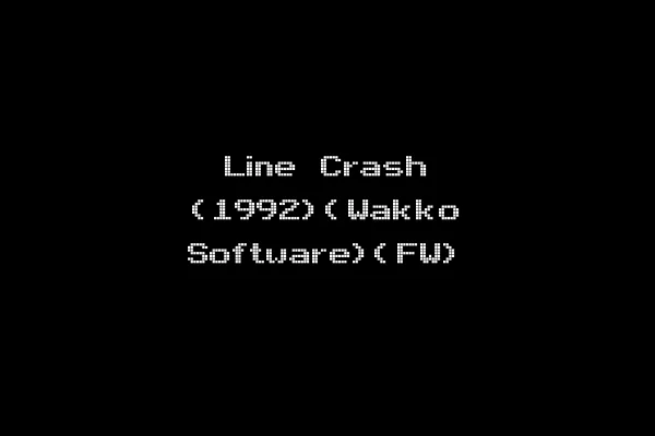 Line Crash (1992)(Wakko Software)(FW)
