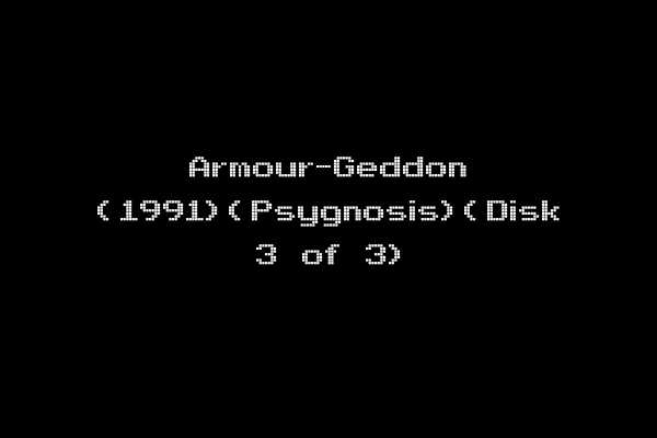Armour-Geddon (1991)(Psygnosis)(Disk 3 of 3)