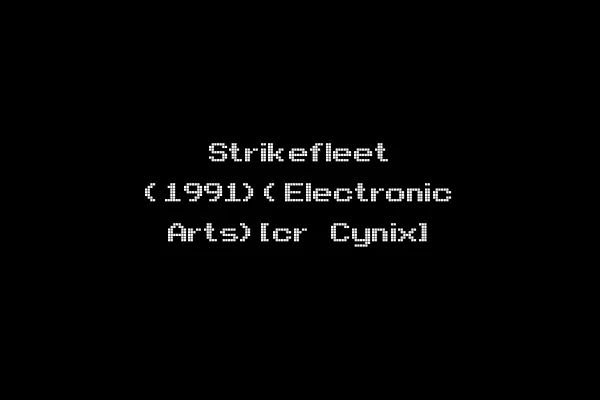 Strikefleet (1991)(Electronic Arts)[cr Cynix]