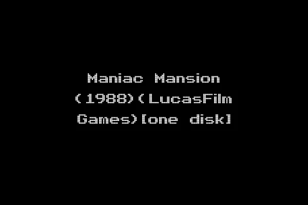 Maniac Mansion (1988)(LucasFilm Games)[one disk]