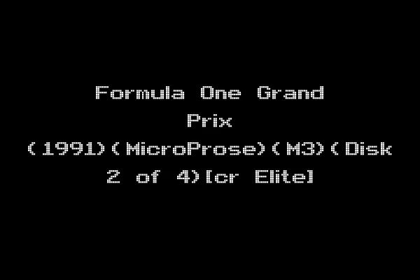 Formula One Grand Prix (1991)(MicroProse)(M3)(Disk 2 of 4)[cr Elite]