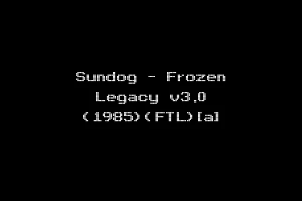 Sundog - Frozen Legacy v3.0 (1985)(FTL)[a]