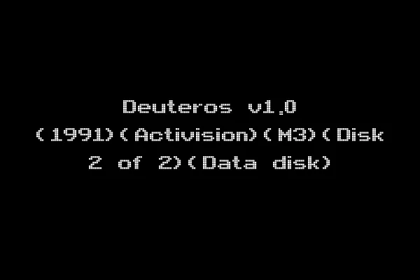 Deuteros v1.0 (1991)(Activision)(M3)(Disk 2 of 2)(Data disk)