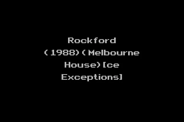 Rockford (1988)(Melbourne House)[ce Exceptions]