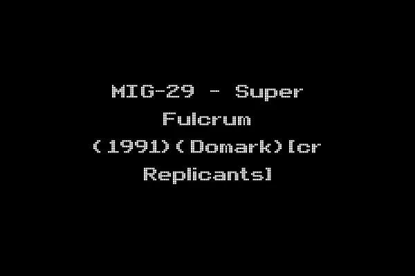 MIG-29 - Super Fulcrum (1991)(Domark)[cr Replicants]