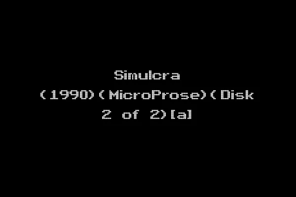 Simulcra (1990)(MicroProse)(Disk 2 of 2)[a]